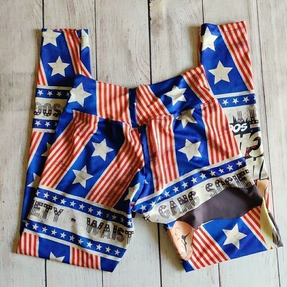 Premadonna by Ann Chery stars & stripes legging - Picture 2 of 10